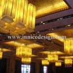 Luminescent Stone Lighting in the ceilling