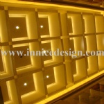 Luminescent Stone Lighting Box on the Ceiling