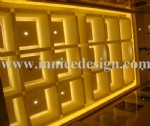 Luminescent Stone Lighting Box on the Ceiling