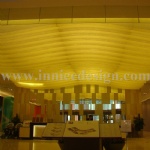 Interior Use of Luminescent Alabaster Stone on the Ceilling Decorationfor Hotel