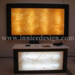 Translucent Stone Wall Decoration,bar top and column