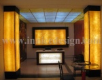 Translucent Stone Wall Decoration,bar top and column