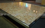 Innice River Pebble Stone Table Top Solid Surface