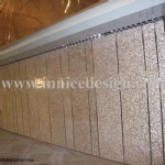 Shell mosaic indoor decoration application