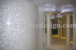 Shell mosaic indoor decoration application