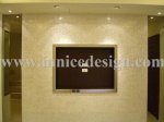 Shell mosaic interior background wall decoration